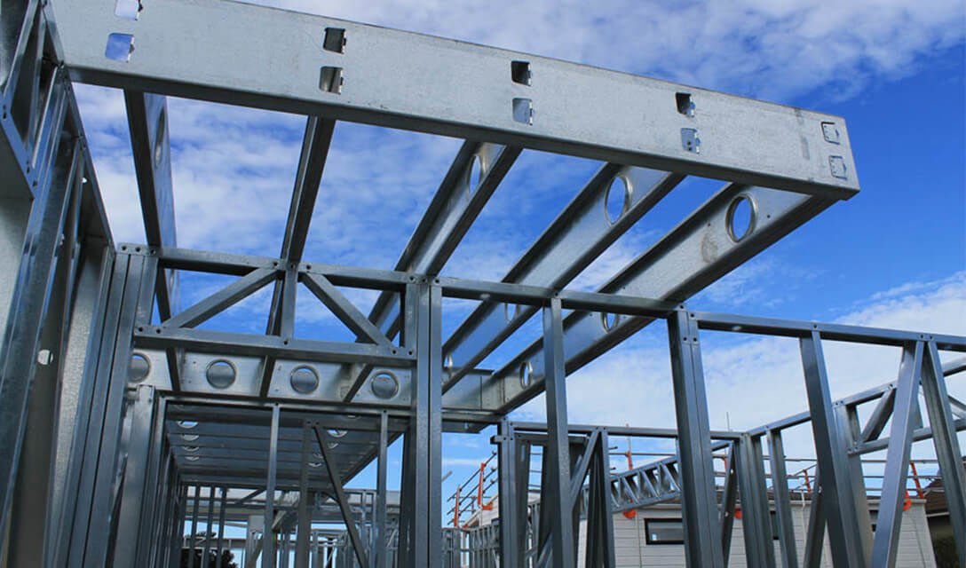 Speedfloor Steel Joist System in architecturally designed home