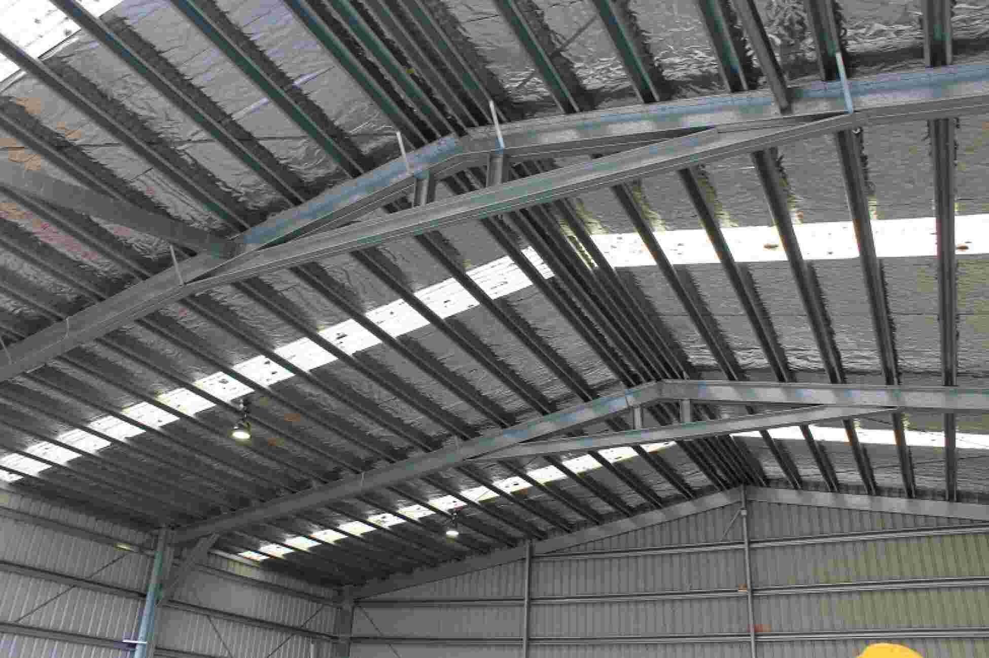 Westpac Helicopter hangar extension features Rollforming Services’ 150mm Framing and Tophat Purlins