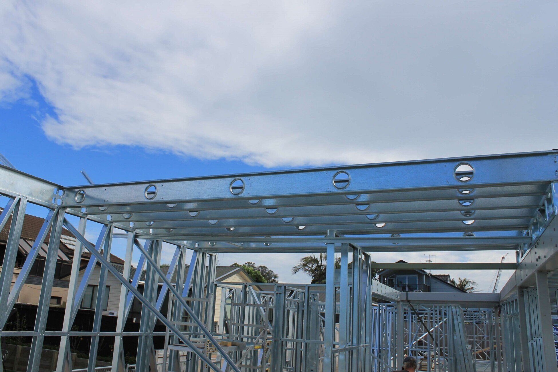 Speedfloor Steel Joist System in architecturally designed home