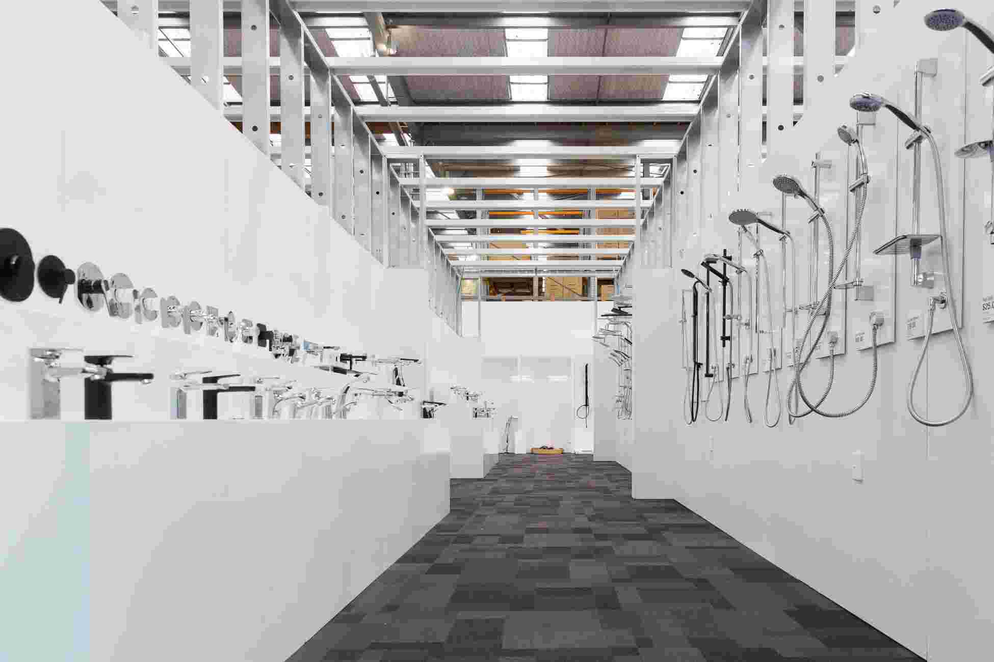 150mm Steel Framing for Trade Depots Onehunga showroom