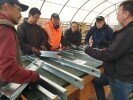 Wintec’s carpentry students eye-opening day assembling steel framing